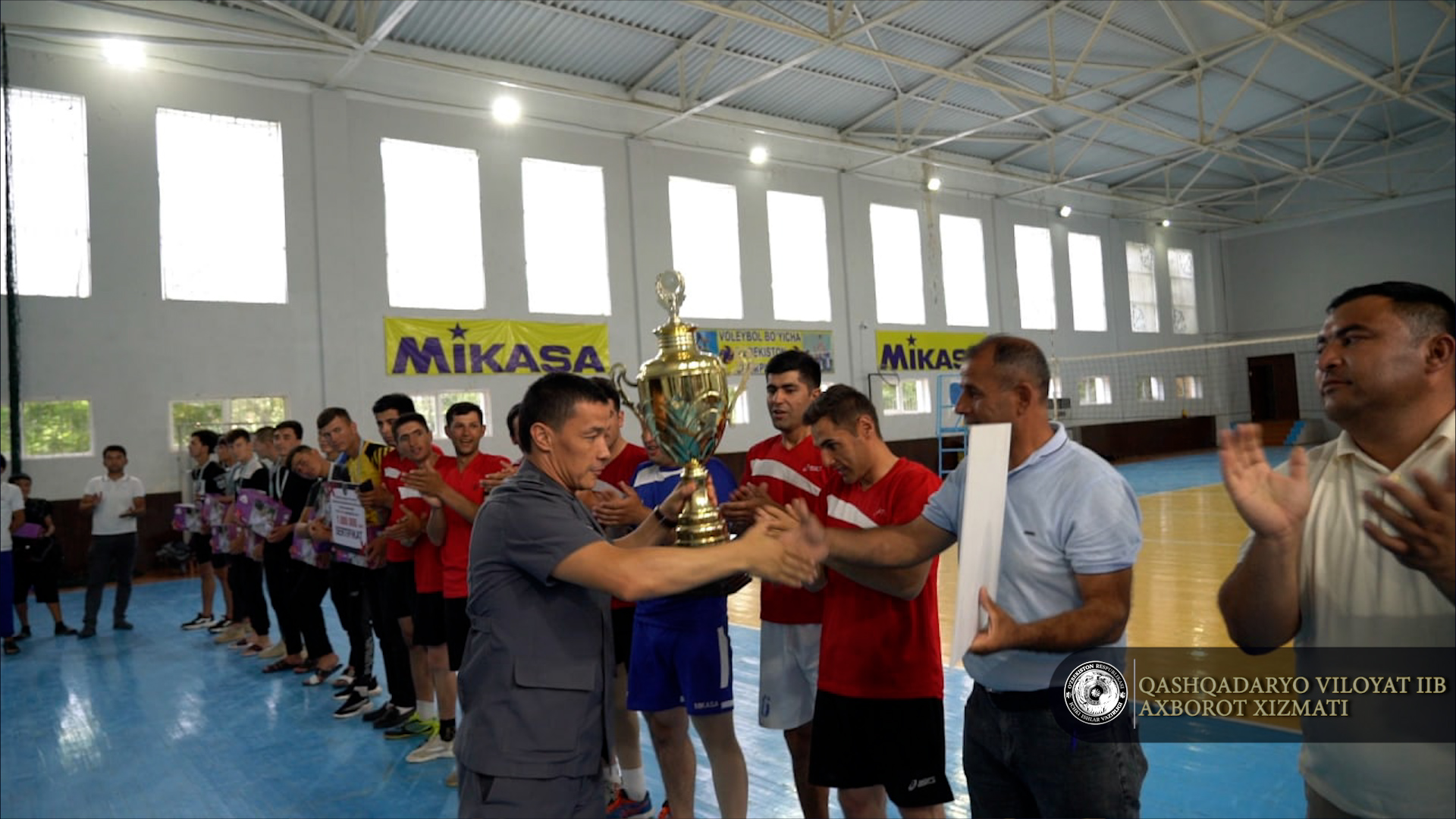 Sportning voleybol turi bo‘yicha “Ichki ishlar vaziri kubogi” musobaqasining Qashqadaryo v…