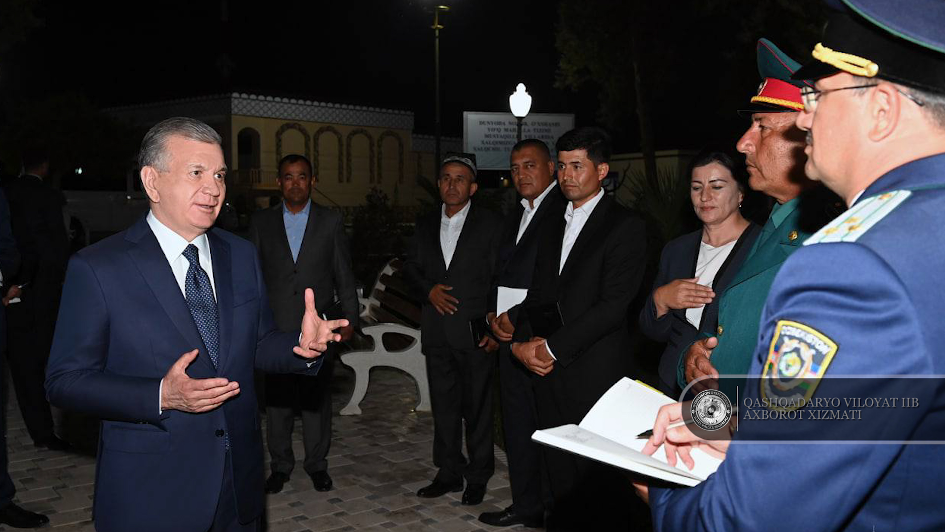 Prezident Shаvkаt Mirziyoev Qаshqаdаryo viloyatigа tаshrifi dаvomidа Kаsbi tumаnidаgi “qаm…